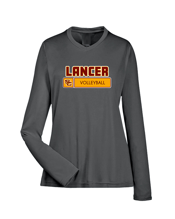Salpointe Catholic HS Boys Volleyball Pennant - Womens Performance Longsleeve