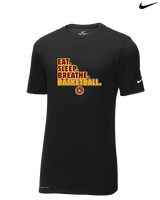 Salpointe Catholic HS Girls Basketball Eat Sleep - Mens Nike Cotton Poly Tee