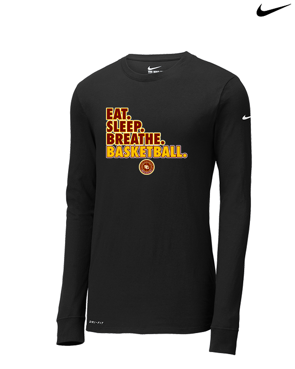 Salpointe Catholic HS Girls Basketball Eat Sleep - Mens Nike Longsleeve