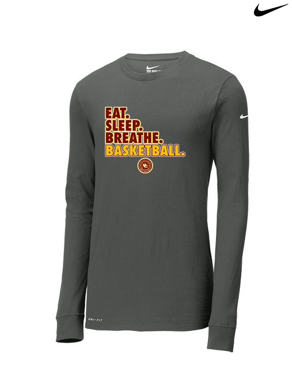 Salpointe Catholic HS Girls Basketball Eat Sleep - Mens Nike Longsleeve