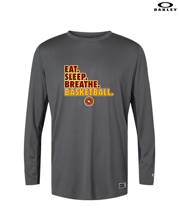 Salpointe Catholic HS Girls Basketball Eat Sleep - Mens Oakley Longsleeve