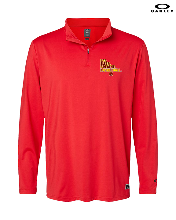 Salpointe Catholic HS Girls Basketball Eat Sleep - Mens Oakley Quarter Zip