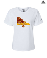 Salpointe Catholic HS Girls Basketball Eat Sleep - Womens Adidas Performance Shirt
