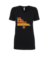 Salpointe Catholic HS Girls Basketball Eat Sleep - Womens Vneck