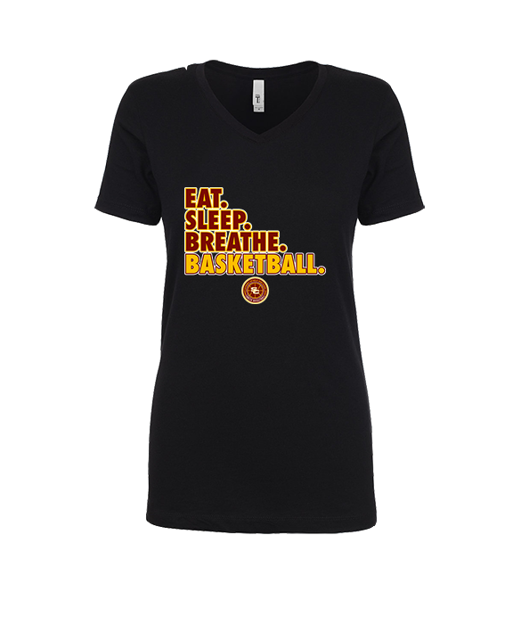Salpointe Catholic HS Girls Basketball Eat Sleep - Womens Vneck