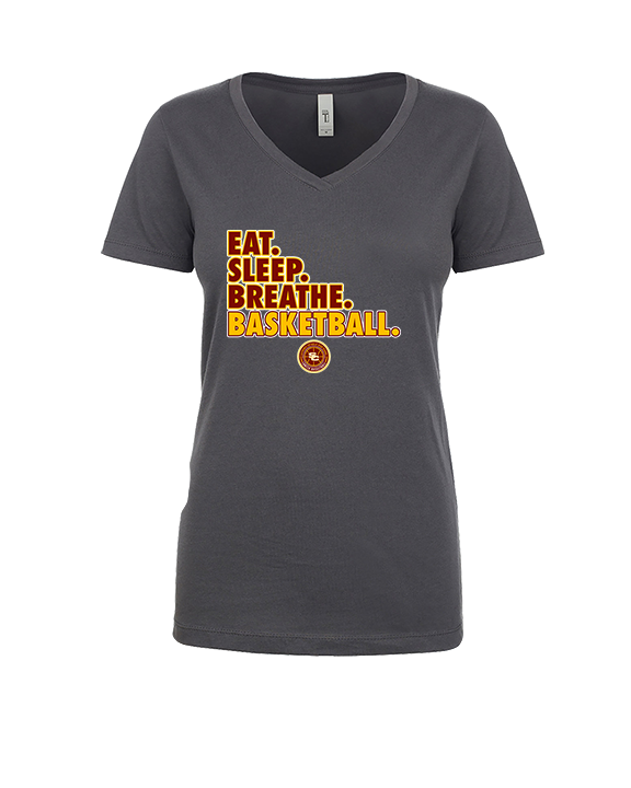Salpointe Catholic HS Girls Basketball Eat Sleep - Womens Vneck