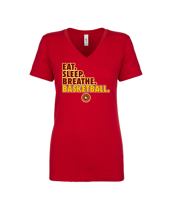 Salpointe Catholic HS Girls Basketball Eat Sleep - Womens Vneck