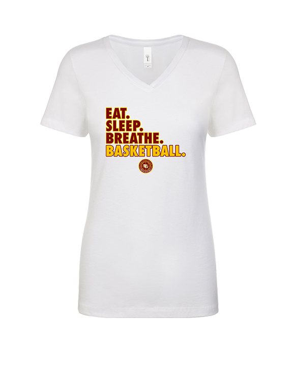 Salpointe Catholic HS Girls Basketball Eat Sleep - Womens Vneck