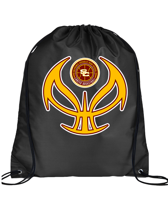 Salpointe Catholic HS Girls Basketball Full Ball - Drawstring Bag