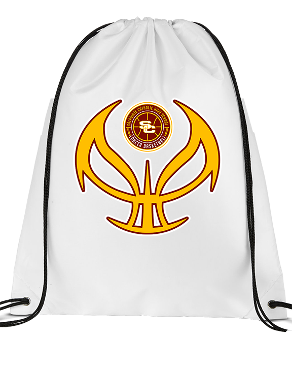 Salpointe Catholic HS Girls Basketball Full Ball - Drawstring Bag