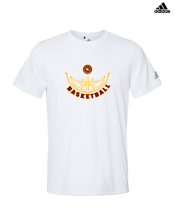Salpointe Catholic HS Girls Basketball Outline - Mens Adidas Performance Shirt