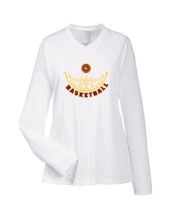 Salpointe Catholic HS Girls Basketball Outline - Womens Performance Longsleeve