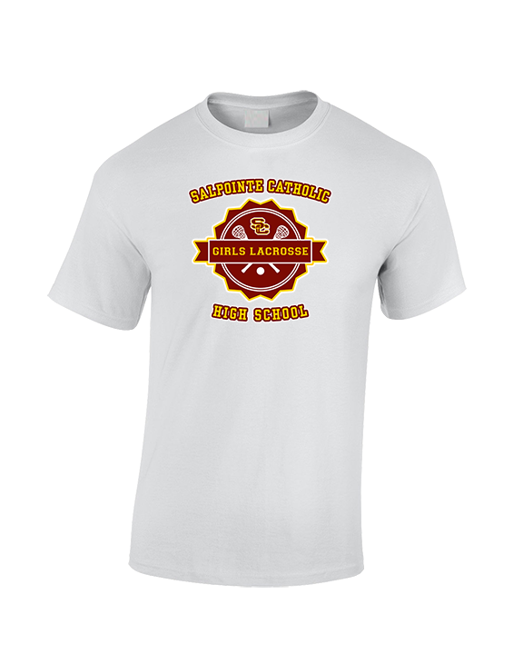 Salpointe Catholic HS Girls Lacrosse Badge - Cotton T-Shirt