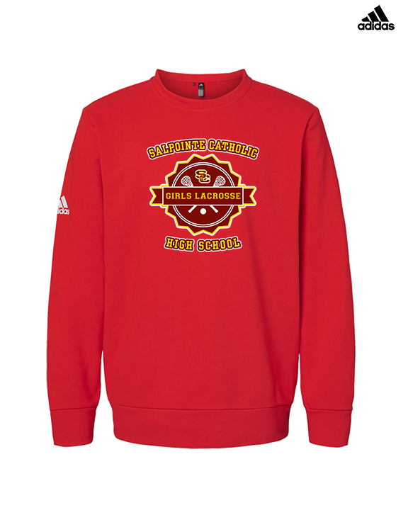 Salpointe Catholic HS Girls Lacrosse Badge - Mens Adidas Crewneck