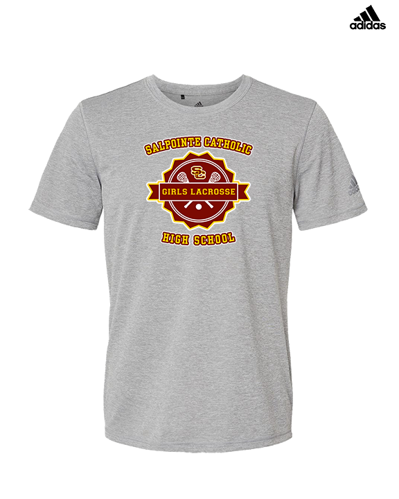 Salpointe Catholic HS Girls Lacrosse Badge - Mens Adidas Performance Shirt