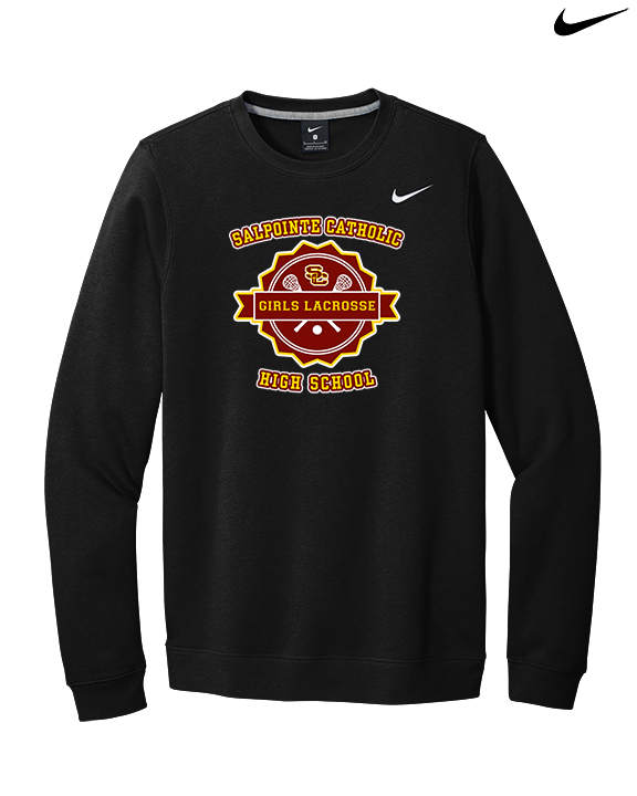 Salpointe Catholic HS Girls Lacrosse Badge - Mens Nike Crewneck