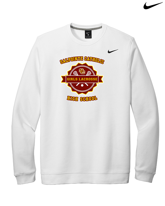 Salpointe Catholic HS Girls Lacrosse Badge - Mens Nike Crewneck