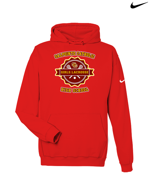Salpointe Catholic HS Girls Lacrosse Badge - Nike Club Fleece Hoodie