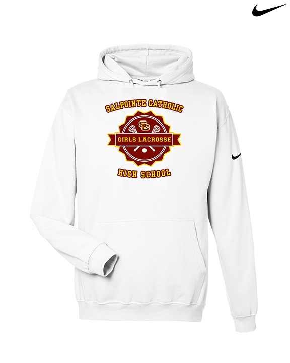 Salpointe Catholic HS Girls Lacrosse Badge - Nike Club Fleece Hoodie