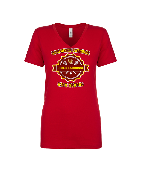 Salpointe Catholic HS Girls Lacrosse Badge - Womens Vneck