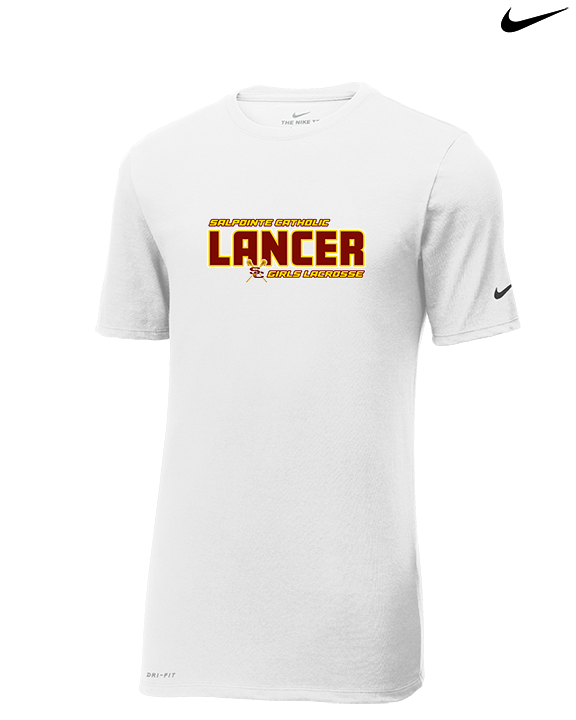 Salpointe Catholic HS Girls Lacrosse Bold - Mens Nike Cotton Poly Tee