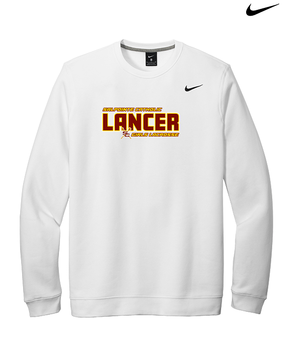 Salpointe Catholic HS Girls Lacrosse Bold - Mens Nike Crewneck