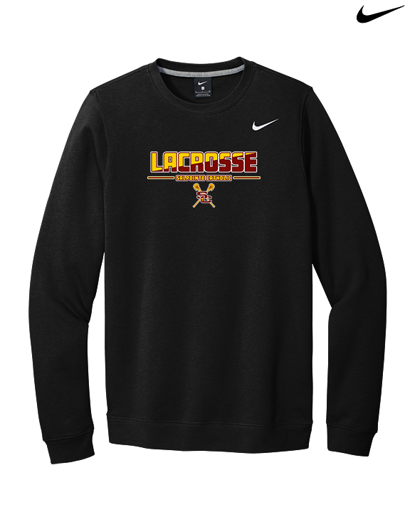 Salpointe Catholic HS Girls Lacrosse Cut - Mens Nike Crewneck