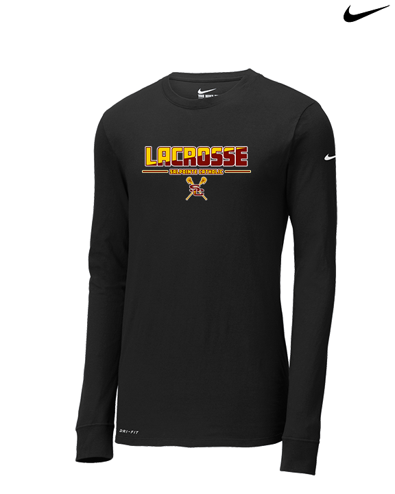 Salpointe Catholic HS Girls Lacrosse Cut - Mens Nike Longsleeve