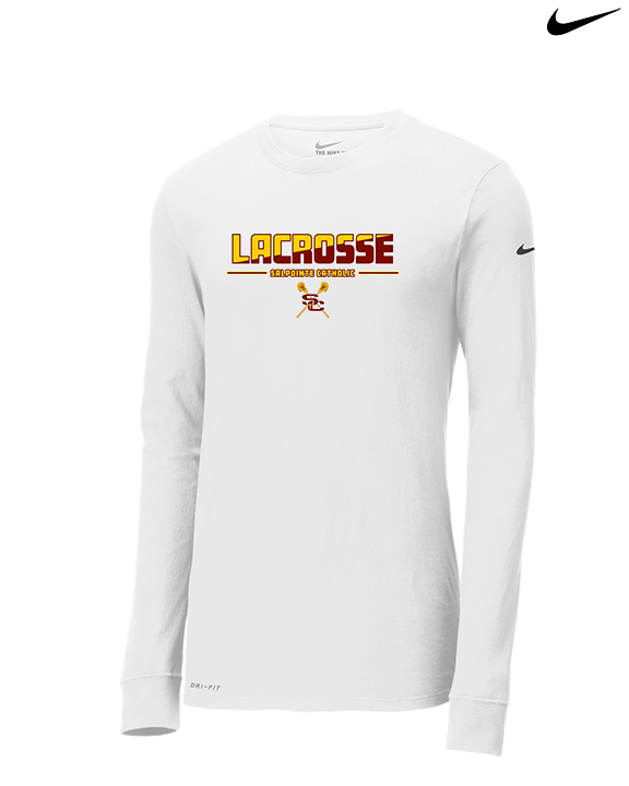 Salpointe Catholic HS Girls Lacrosse Cut - Mens Nike Longsleeve
