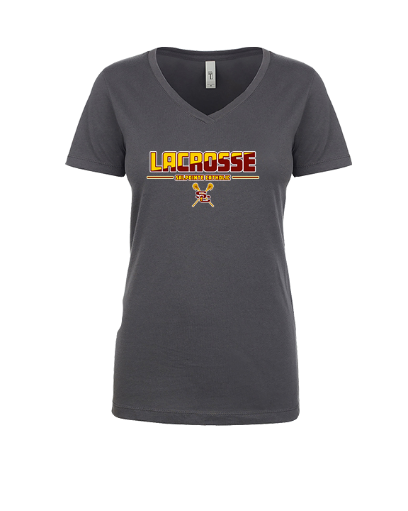 Salpointe Catholic HS Girls Lacrosse Cut - Womens Vneck