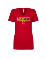 Salpointe Catholic HS Girls Lacrosse Cut - Womens Vneck