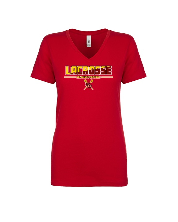 Salpointe Catholic HS Girls Lacrosse Cut - Womens Vneck