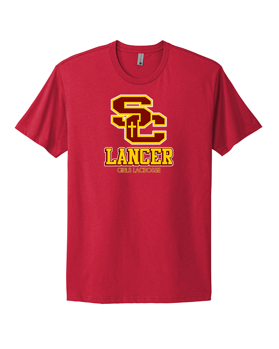 Salpointe Catholic HS Girls Lacrosse Shadow - Mens Select Cotton T-Shirt