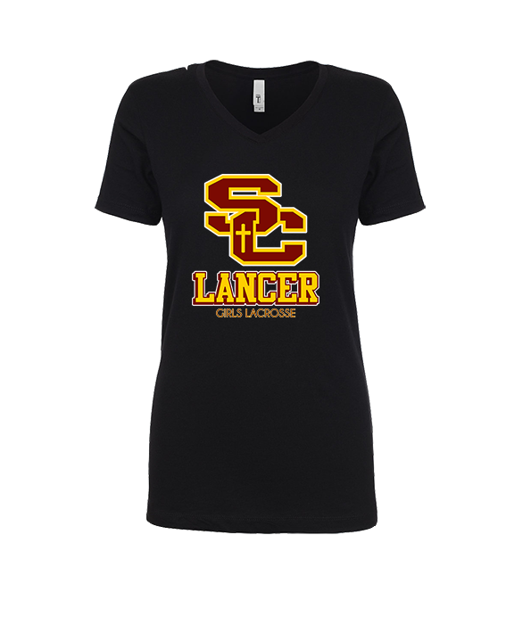 Salpointe Catholic HS Girls Lacrosse Shadow - Womens Vneck