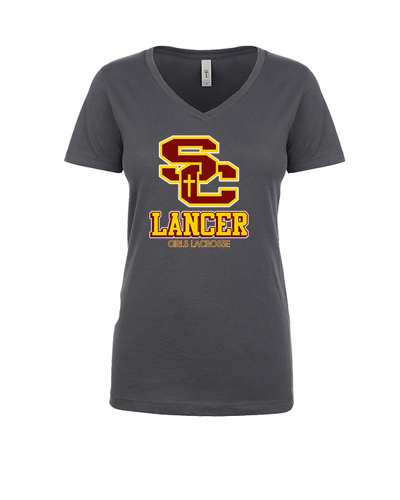 Salpointe Catholic HS Girls Lacrosse Shadow - Womens Vneck