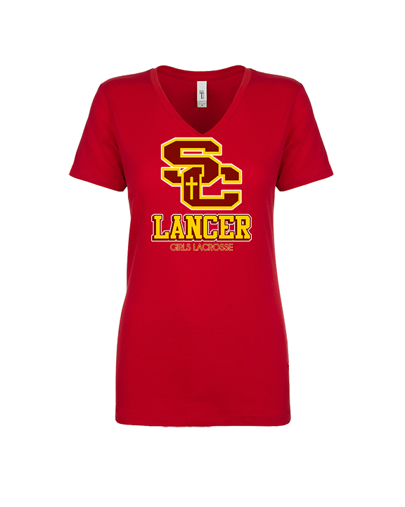 Salpointe Catholic HS Girls Lacrosse Shadow - Womens Vneck