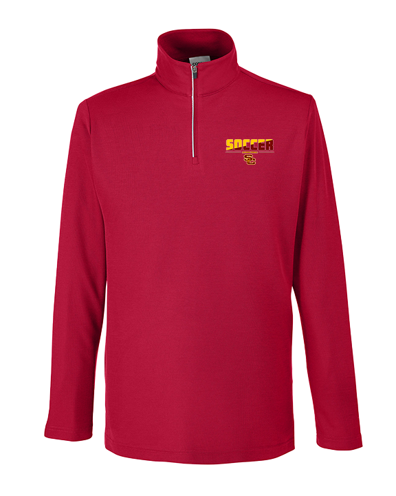 Salpointe Catholic HS Girls Soccer Cut - Mens Quarter Zip