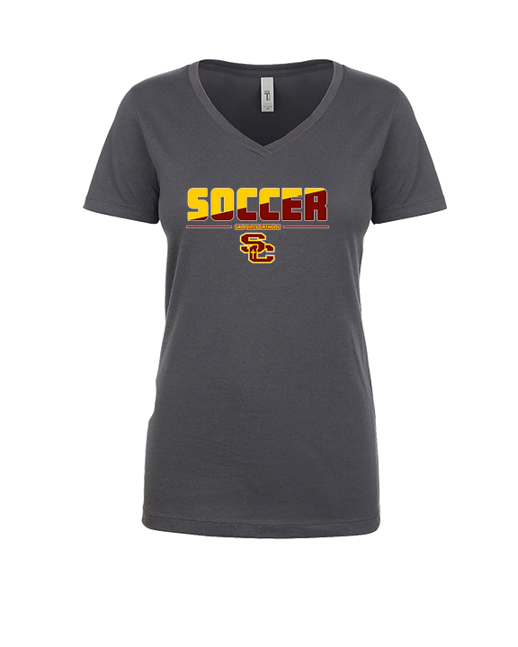 Salpointe Catholic HS Girls Soccer Cut - Womens Vneck