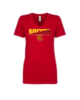 Salpointe Catholic HS Girls Soccer Cut - Womens Vneck