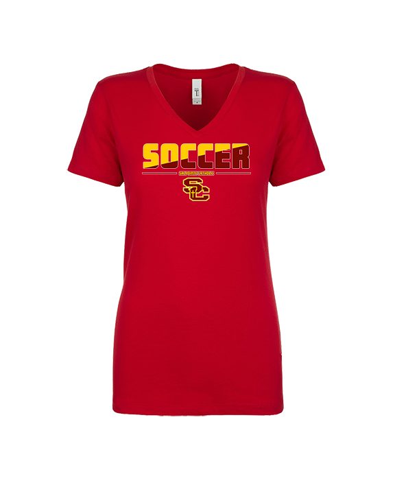 Salpointe Catholic HS Girls Soccer Cut - Womens Vneck