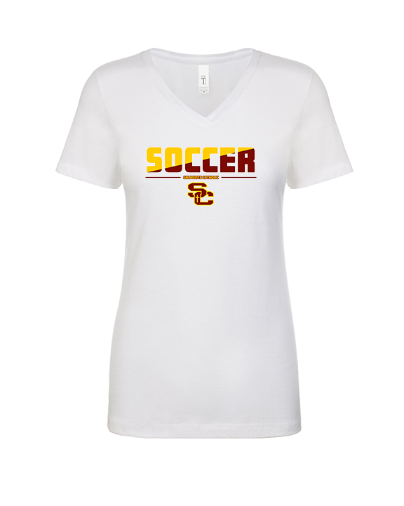 Salpointe Catholic HS Girls Soccer Cut - Womens Vneck