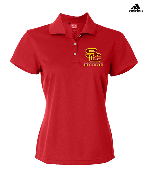 Salpointe Catholic HS Girls Soccer Stacked - Adidas Womens Polo