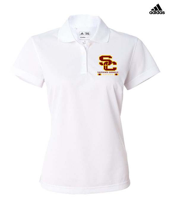 Salpointe Catholic HS Girls Soccer Stacked - Adidas Womens Polo