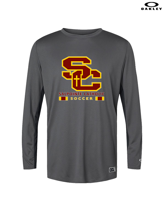 Salpointe Catholic HS Girls Soccer Stacked - Mens Oakley Longsleeve