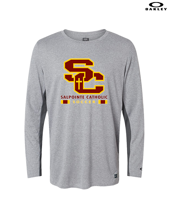 Salpointe Catholic HS Girls Soccer Stacked - Mens Oakley Longsleeve