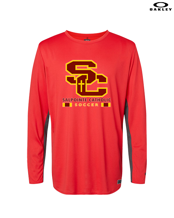 Salpointe Catholic HS Girls Soccer Stacked - Mens Oakley Longsleeve
