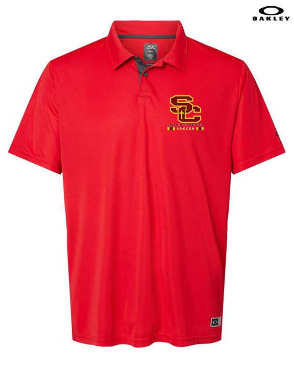 Salpointe Catholic HS Girls Soccer Stacked - Mens Oakley Polo