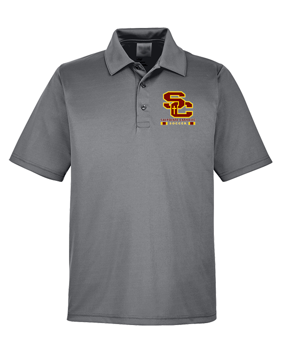 Salpointe Catholic HS Girls Soccer Stacked - Mens Polo