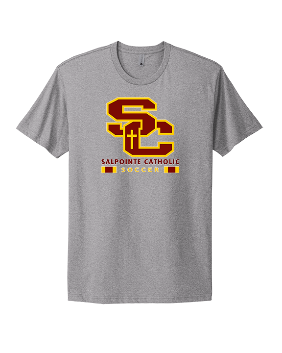 Salpointe Catholic HS Girls Soccer Stacked - Mens Select Cotton T-Shirt