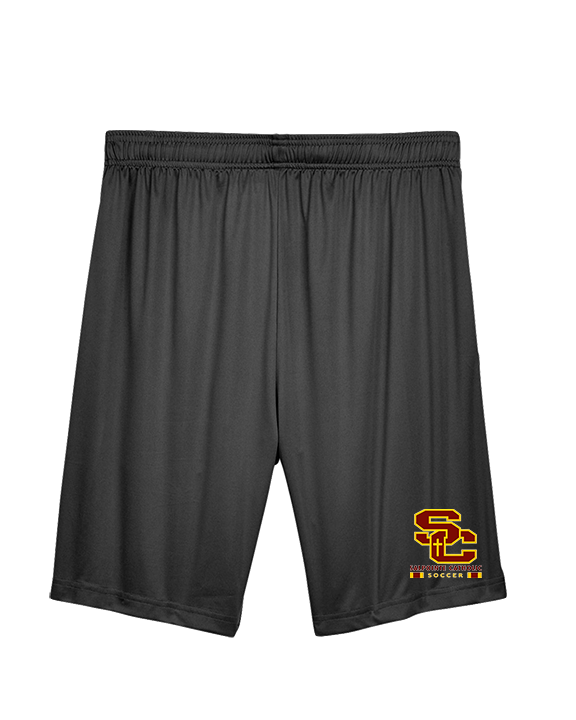 Salpointe Catholic HS Girls Soccer Stacked - Mens Training Shorts with Pockets
